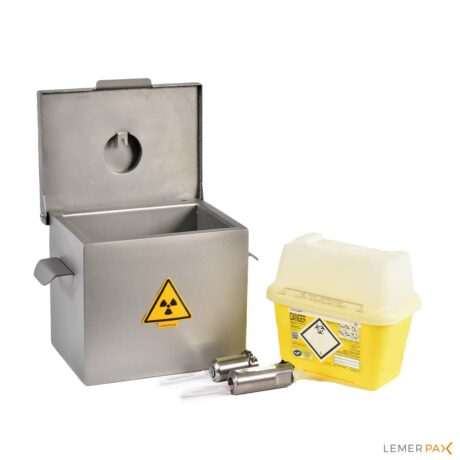 PRA shielded syringe bin